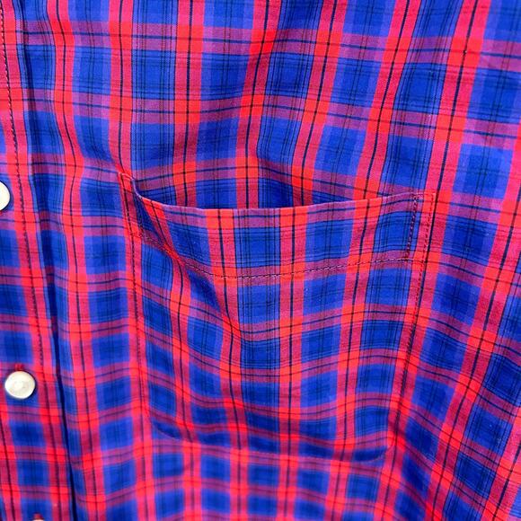 Vineyard Vines By Shep & Ian Plaid Long Sleeves Cotton Mens Shirt Medium - Picture 7 of 7